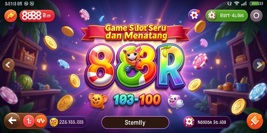 Screenshot gameplay 888R menampilkan grafik dan tema slot yang menarik.