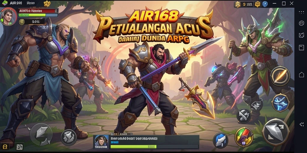 Tampilan aksi seru dalam gameplay ARPG yang mendebarkan.