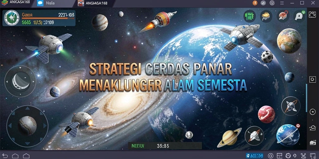 Tangkapan layar utama ANGKASA168 menampilkan aksi strategi yang intens.