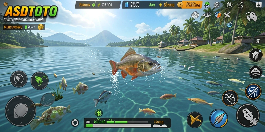 Gameplay memancing yang seru dan grafis menawan.