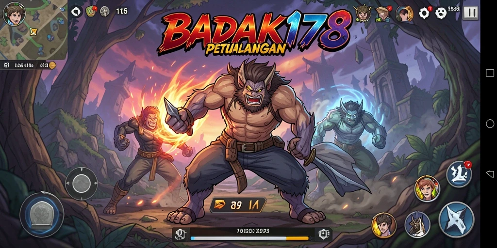 Tangkapan layar utama BADAK178 menampilkan aksi seru dalam permainan Anime.