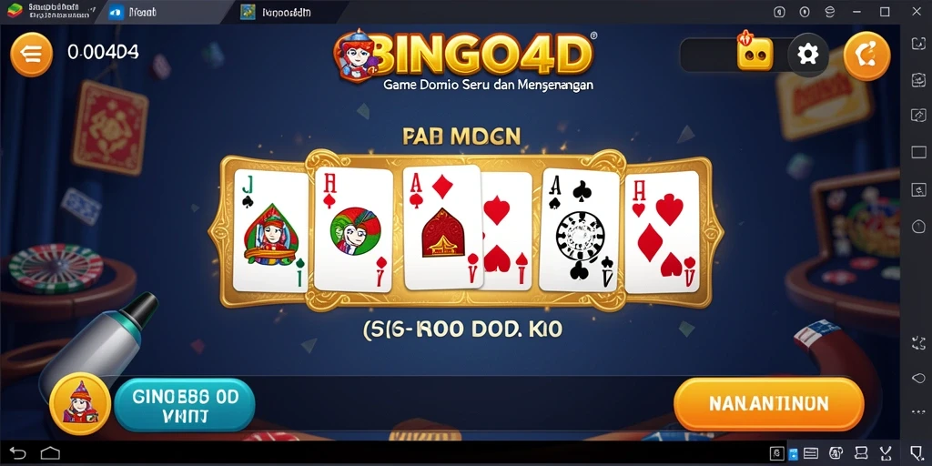 Tampilan gameplay BINGO4D yang mengasyikkan dan menarik.