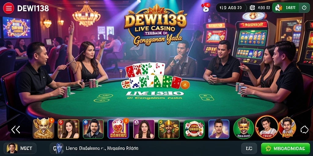 Tampilan gameplay menarik dari DEWI138 Live Casino.