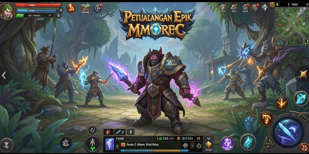 Gameplay menakjubkan dalam dunia MMORPG FW66 yang penuh petualangan.