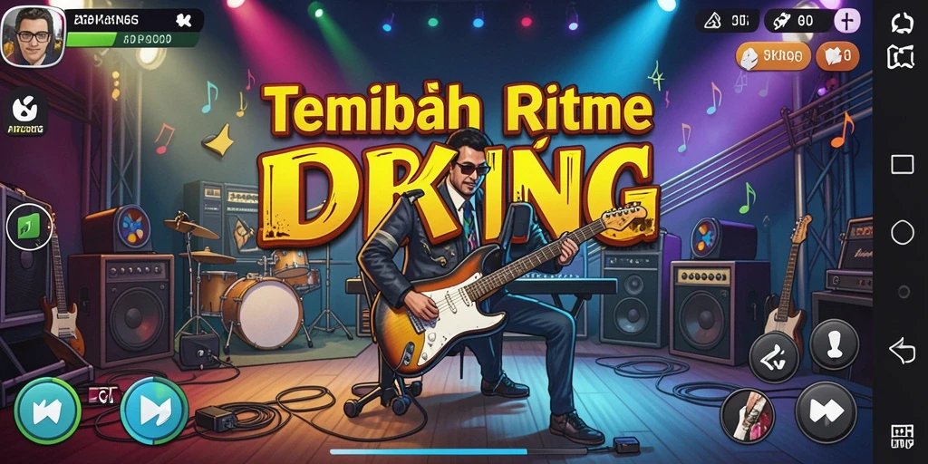 Tangkapan layar dari gameplay <strong>IDPKING</strong> yang menampilkan tantangan musik seru.