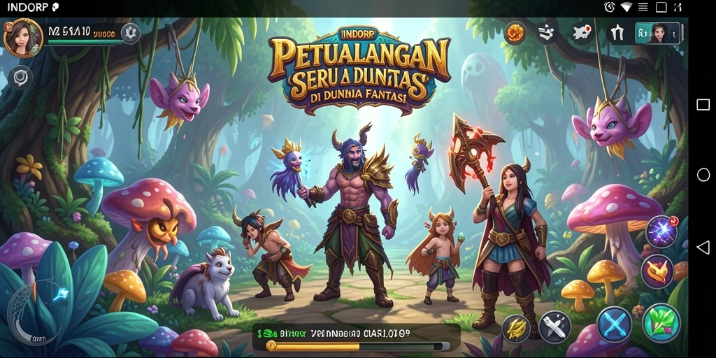 Screenshoot gameplay INDORP yang menunjukkan aksi petualangan seru.