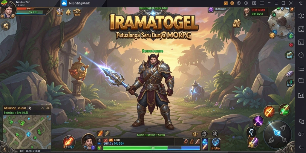 Tampilan gameplay seru dan menantang di dunia <strong>IRAMATOGEL</strong> MMORPG.