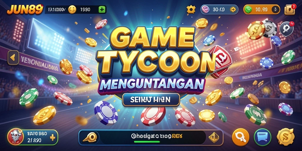 Tampilan gameplay <strong>JUN88</strong> yang menarik dengan elemen Tycoon yang menantang.