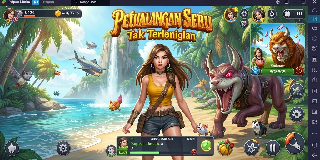 Gameplay petualangan K234 yang memukau dan mendebarkan.