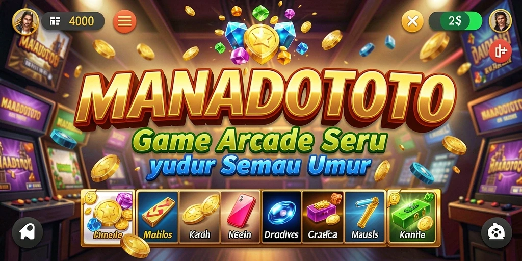Tampilan utama gameplay seru <strong>MANADOTOTO</strong> yang penuh warna.