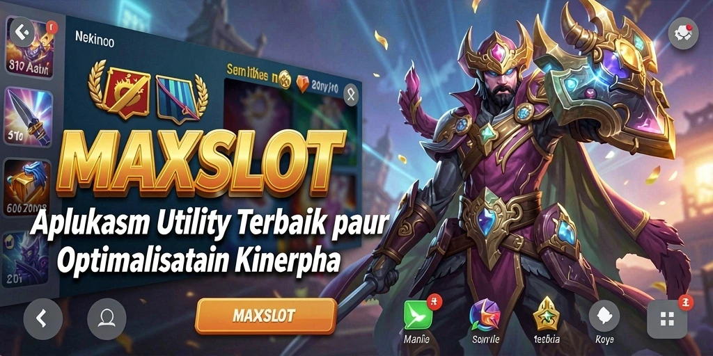 Tampilan antarmuka MAXSLOT yang sederhana dan fungsional.
