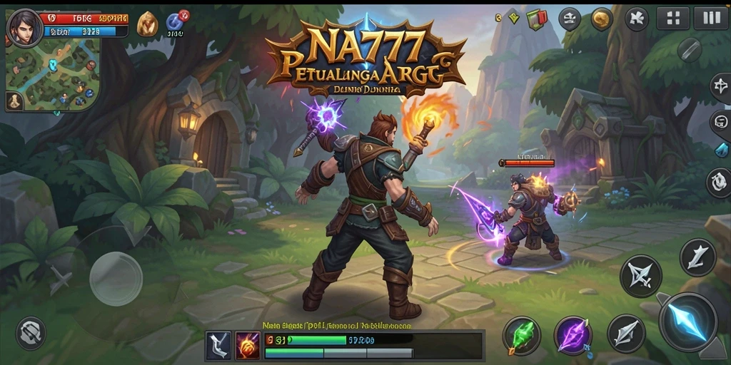 Tampilan gameplay NA777 yang menakjubkan dalam pertempuran ARPG.