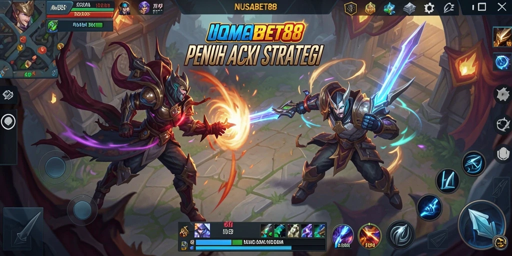Tampilan gameplay NUSABET88 yang seru dan menegangkan.
