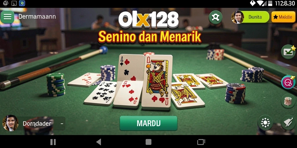 Tampilan gameplay OLX128 yang menarik dan interaktif.