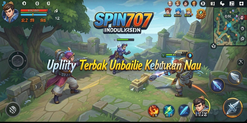 Tampilan utama SPIN707 yang menampilkan fitur-fitur Utility.