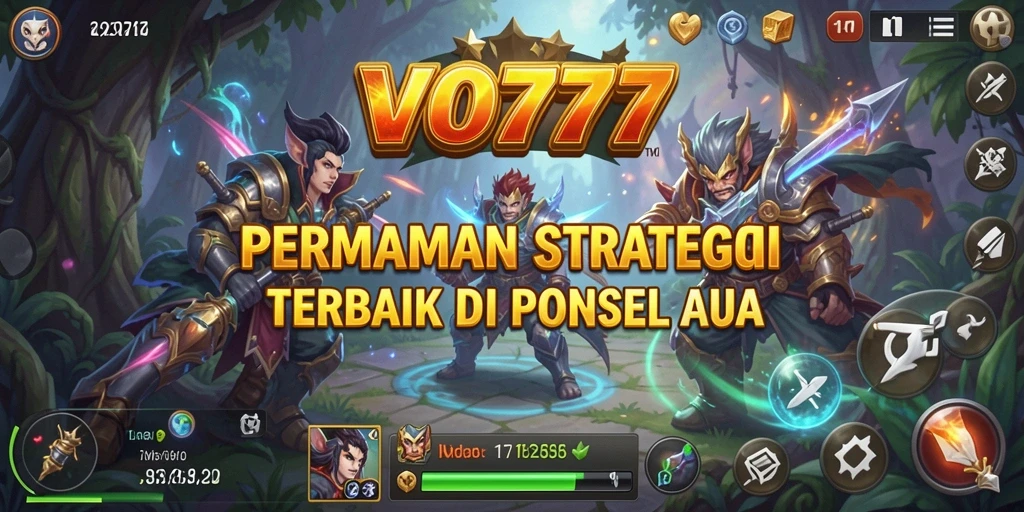Tampilan gameplay VO777 yang penuh pertempuran dan strategi.