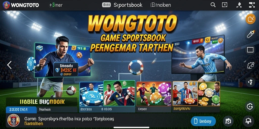 Tampilan gameplay WONGTOTO dengan berbagai jenis taruhan olahraga.