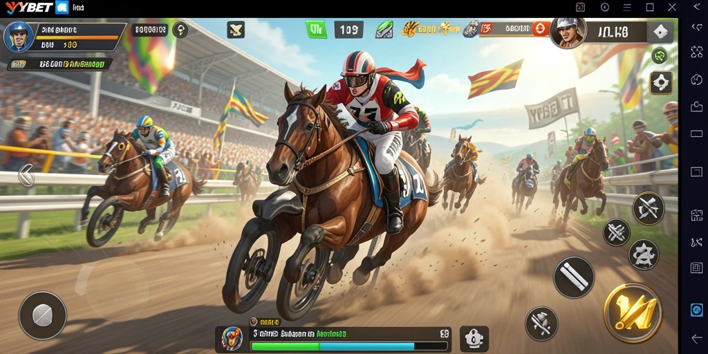 Gameplay seru dengan mobil balap yang cepat dan menantang.